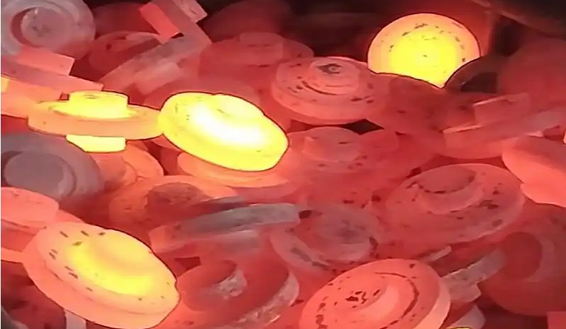 Heavy forging process for high pressure aluminum couplings